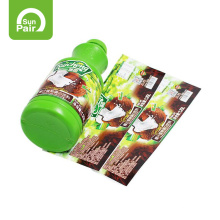 Manufacture printing private waterproof  bottle sticker roll